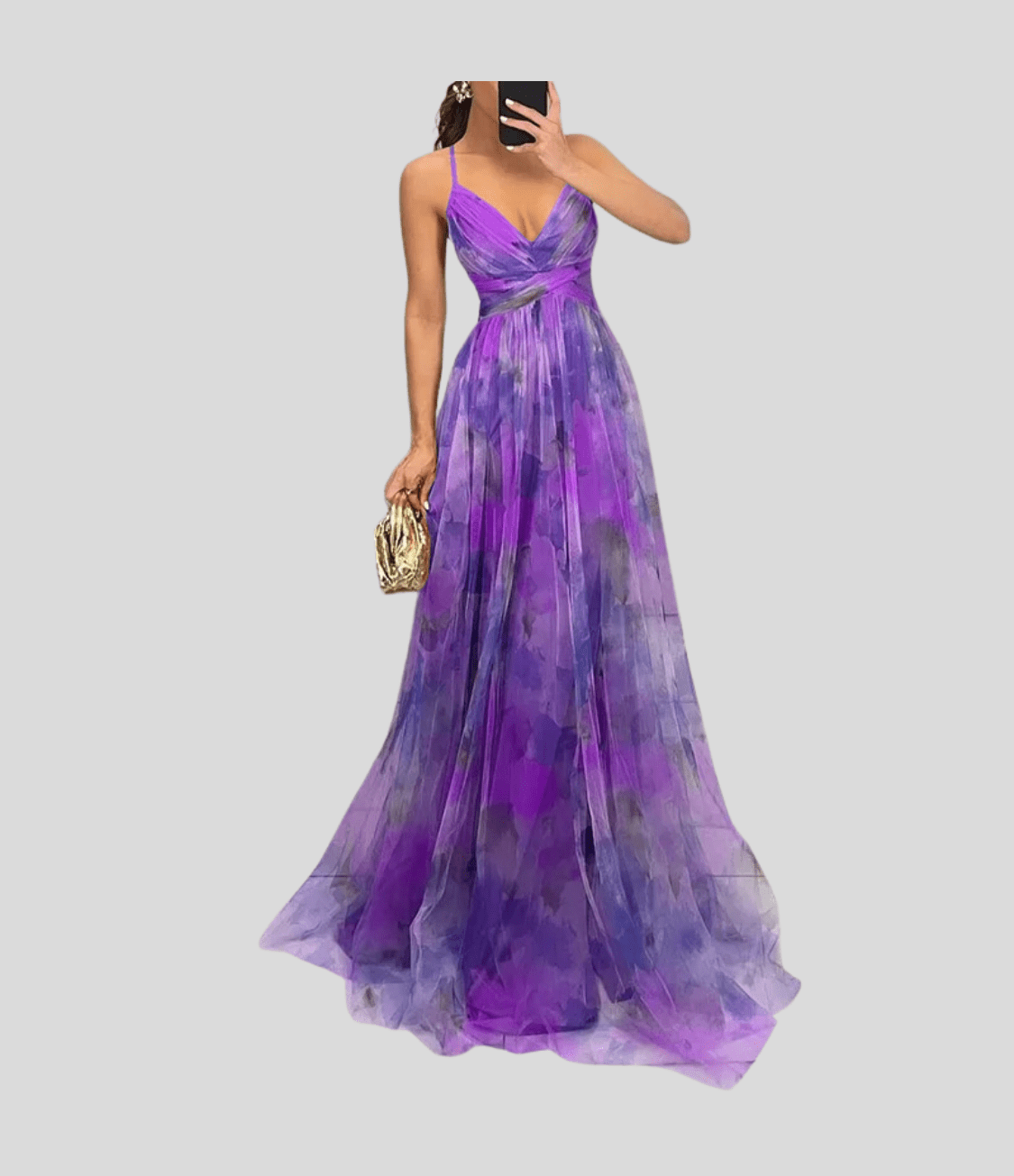 Floral Strappy Maxi Dress