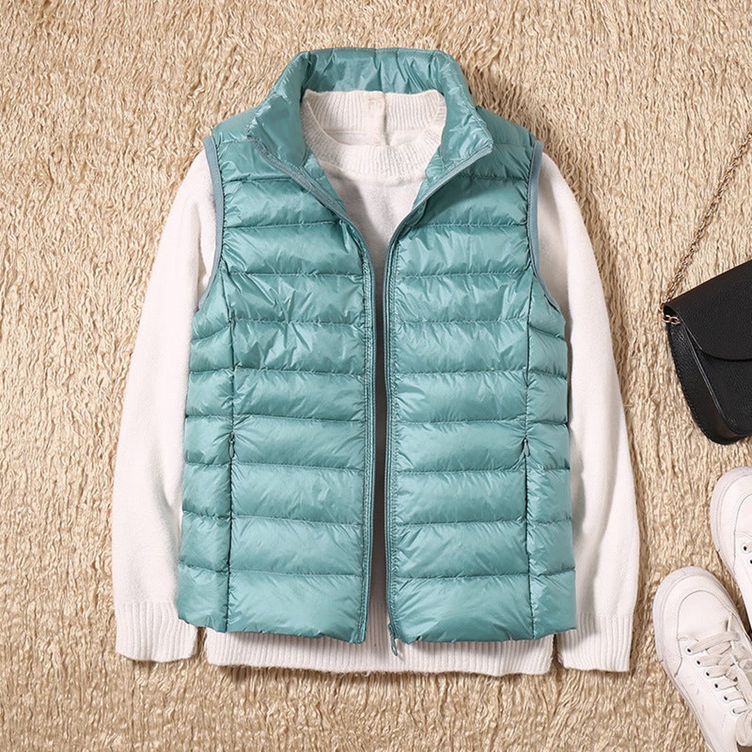 Women's Waterproof Lightweight Quilted Layering Vest