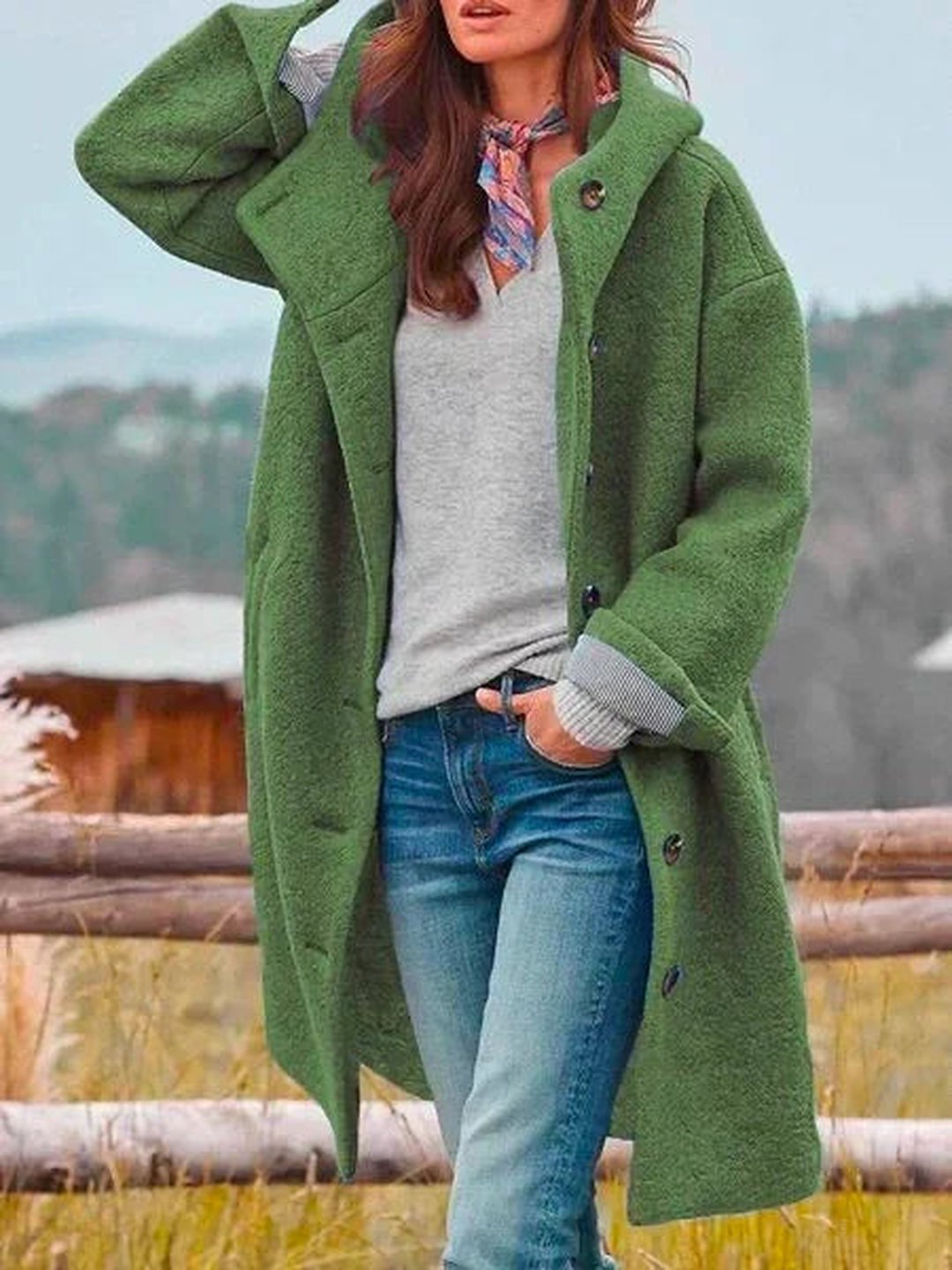 Women's Lightweight Hooded Winter Coat Tailored Fit