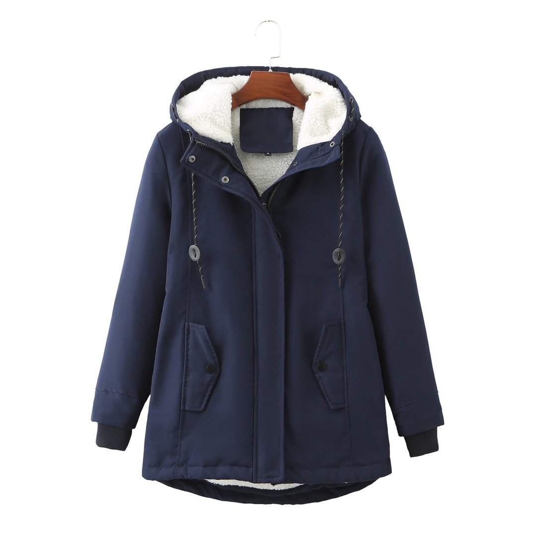 Women's Insulated Hooded Cold Weather Parka Coat