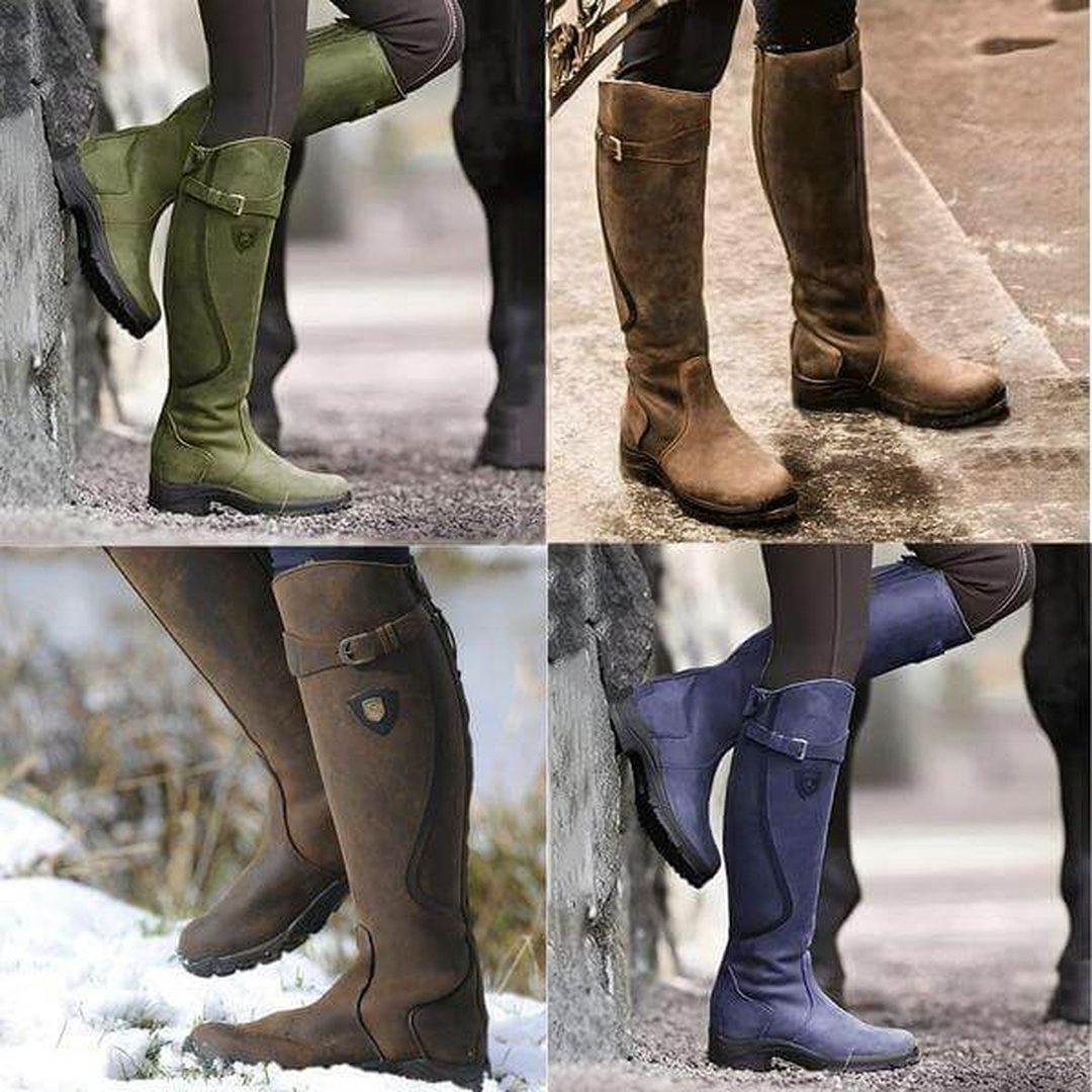 Women's Waterproof Thermal Lined Winter Riding Boots