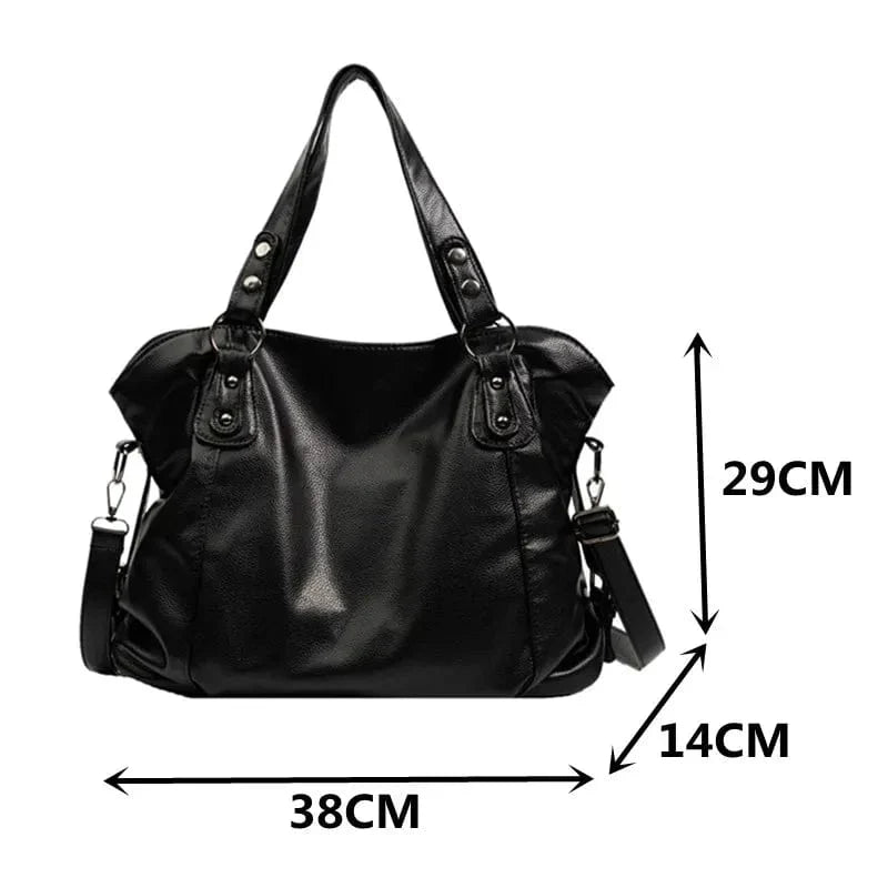 Soft Faux Leather Tote