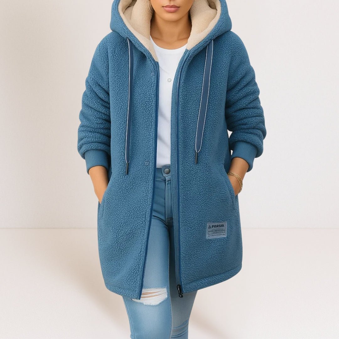 Women's Lightweight Brushed Fleece Hooded Jacket
