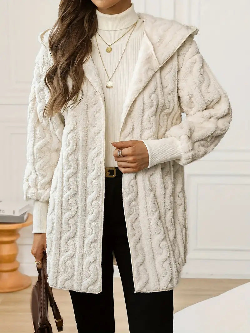 Zip-Up Longline Cardigan