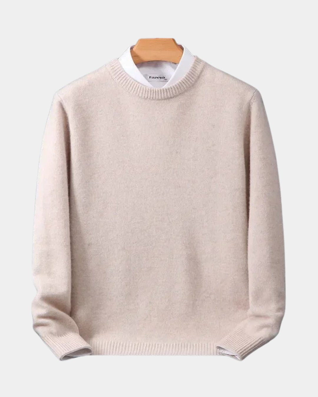 Men's Merino Crewneck Pullover Sweater Comfort Fit