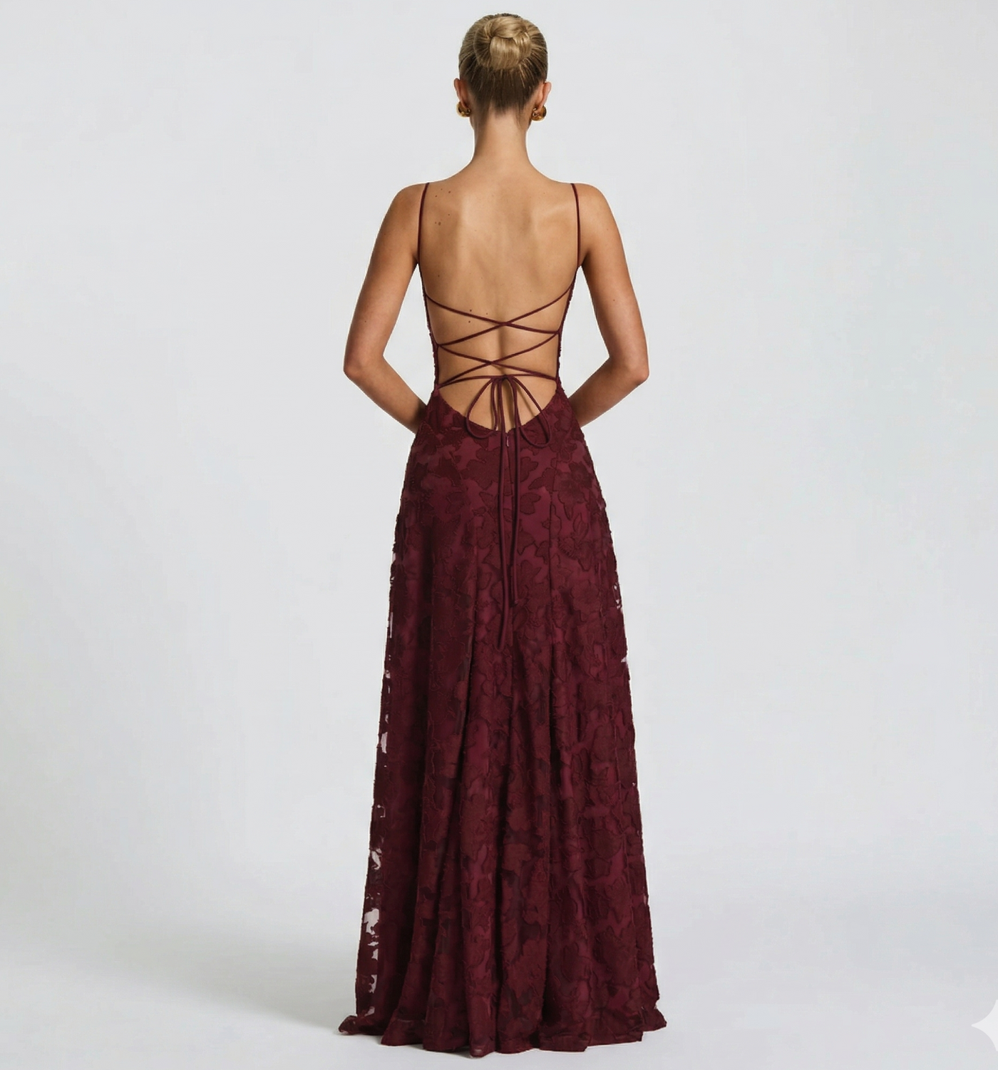 Floral Chiffon Maxi Dress