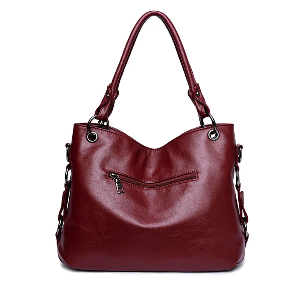 Structured Vegan Leather Handbag