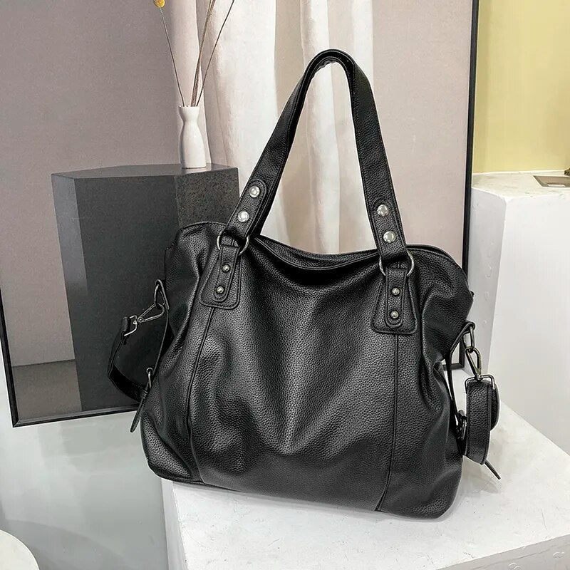Large Multi-Pocket Tote Bag
