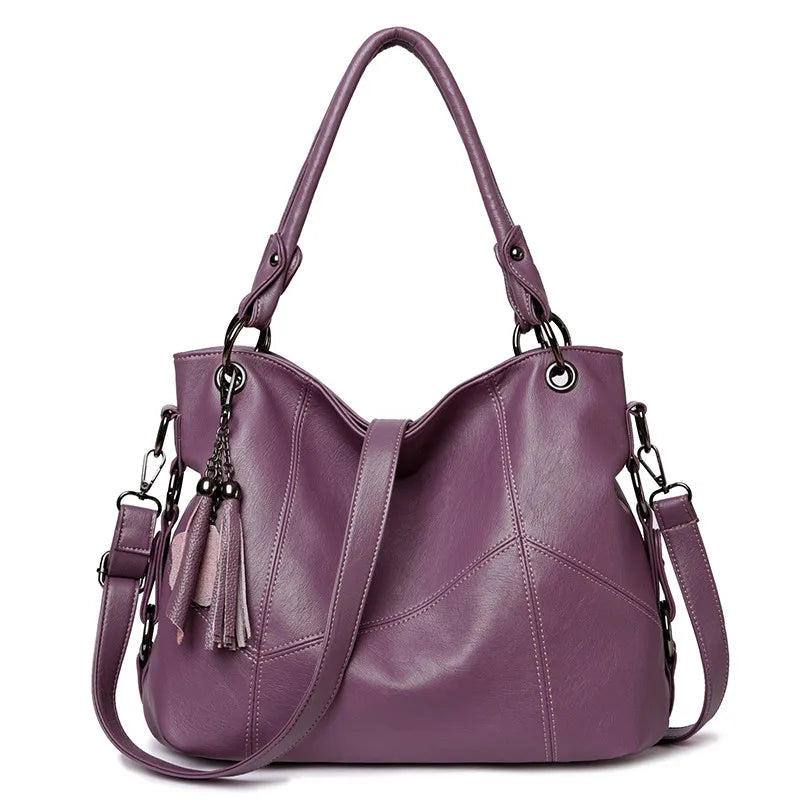 Structured Vegan Leather Handbag