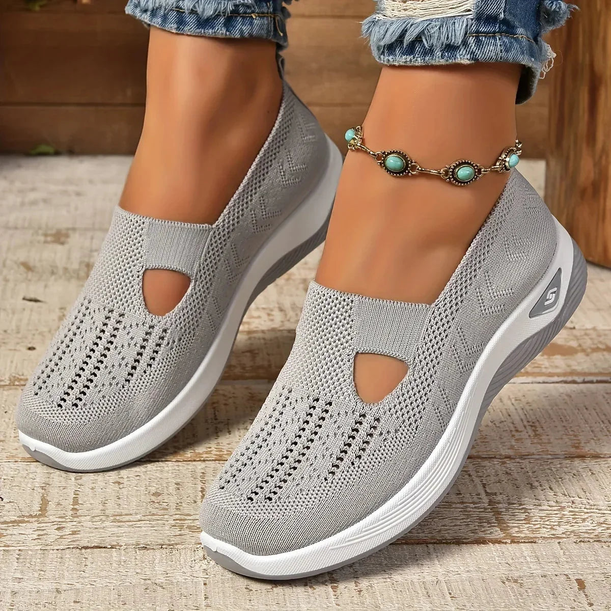 Breathable Slip-On Trainers