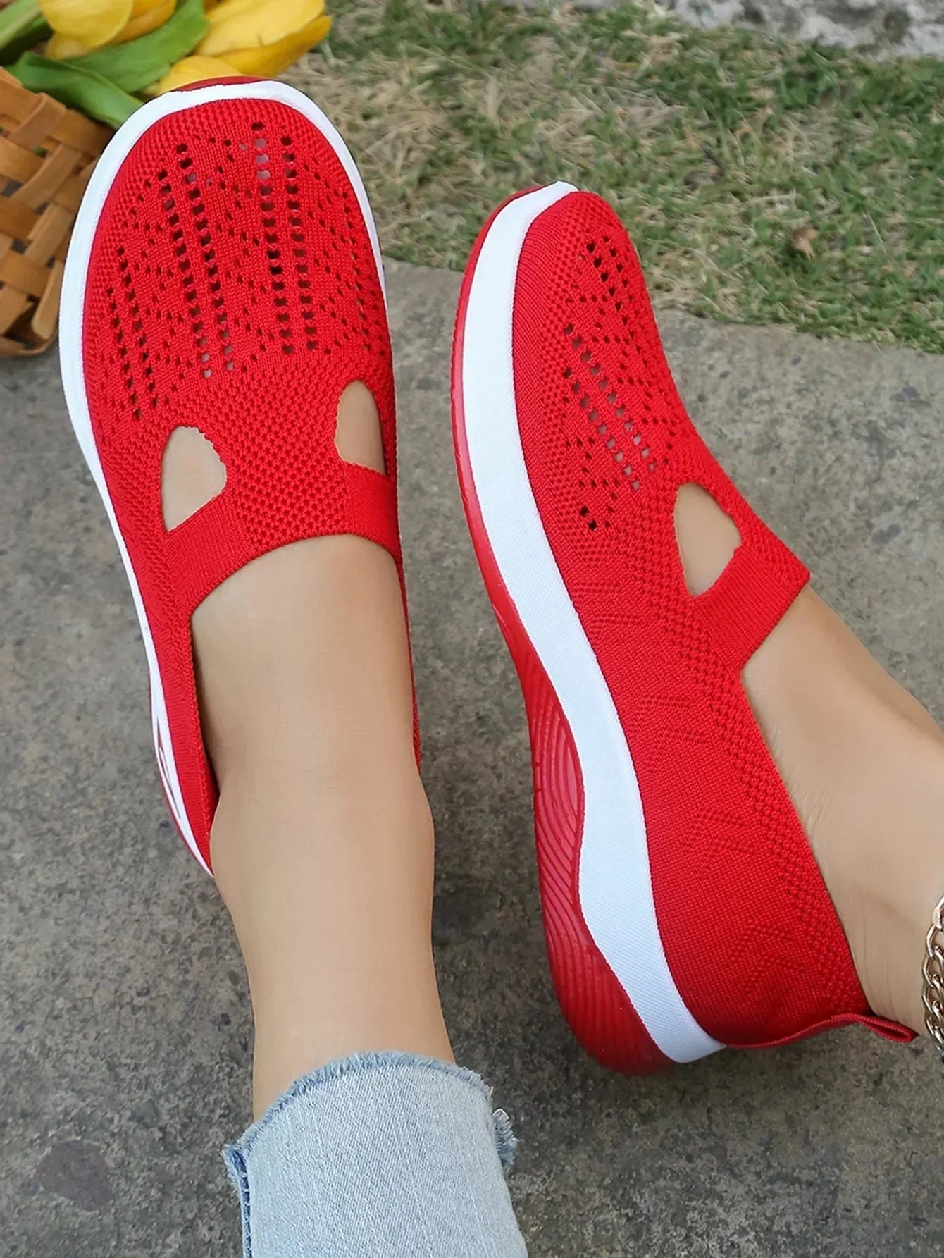 Breathable Slip-On Trainers