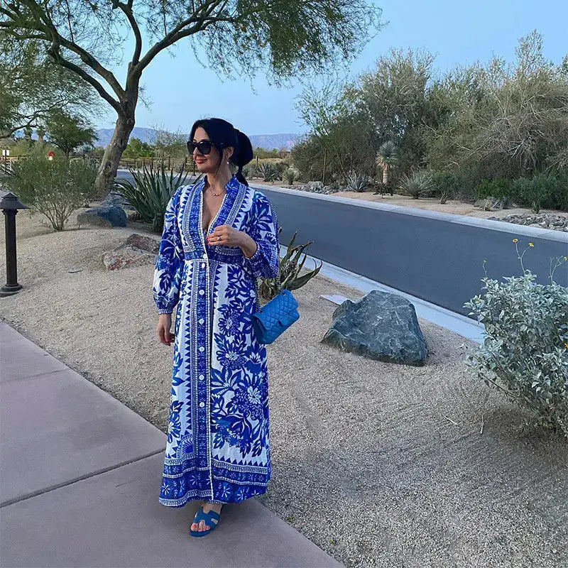 Floral Boho Maxi Dress