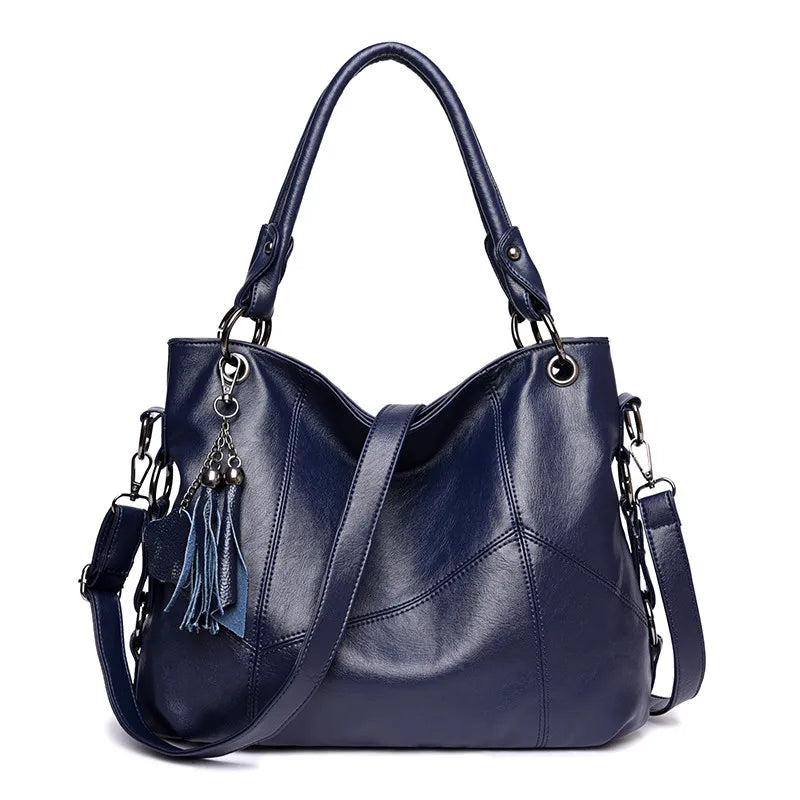 Structured Vegan Leather Handbag