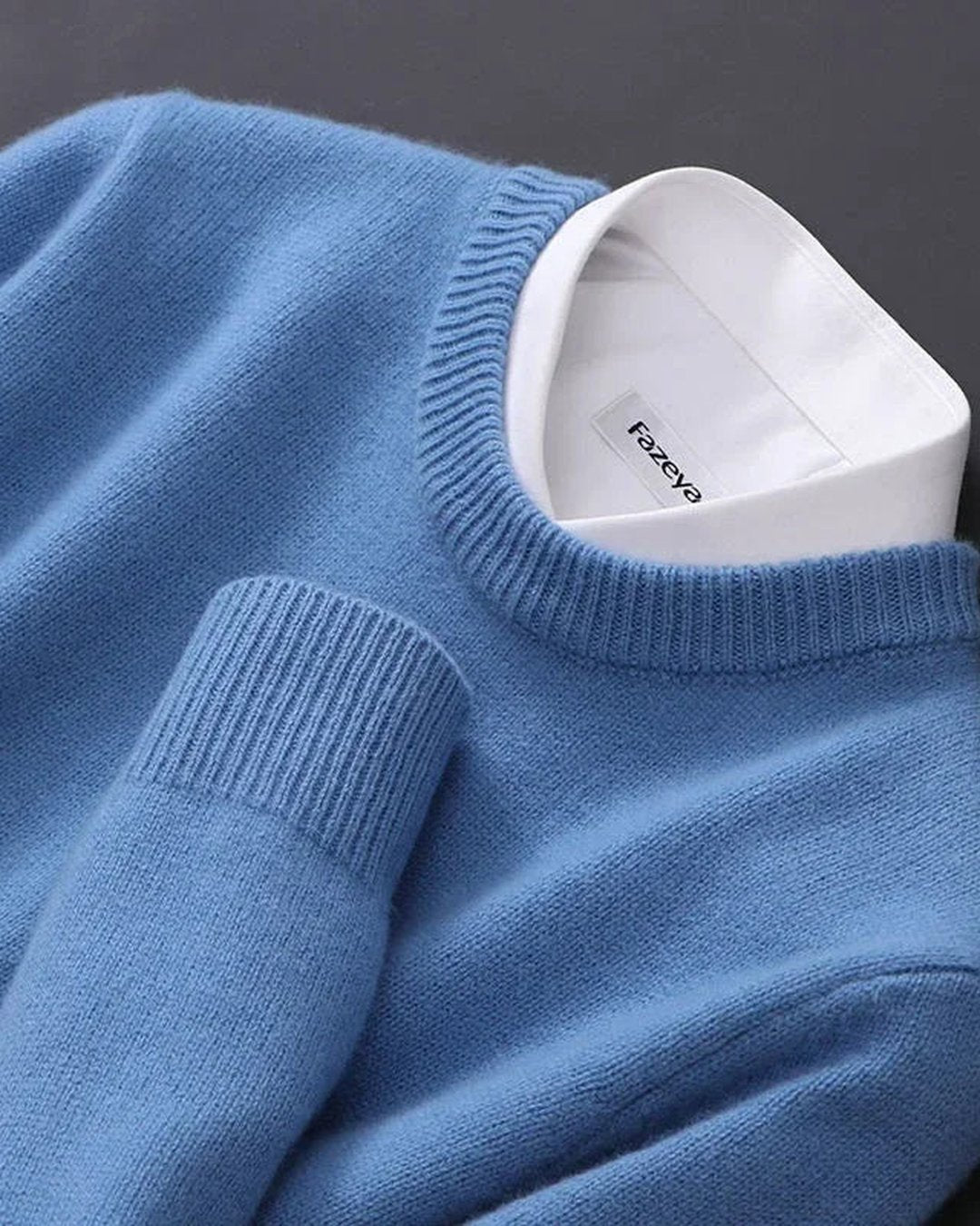 Men's Merino Crewneck Pullover Sweater Comfort Fit