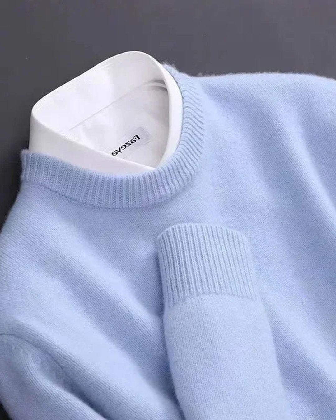 Men's Merino Crewneck Pullover Sweater Comfort Fit