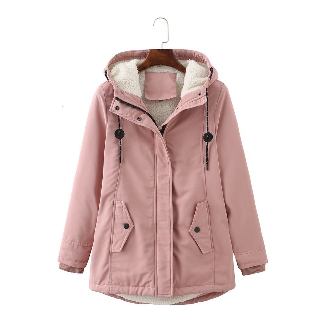 Women's Insulated Hooded Cold Weather Parka Coat