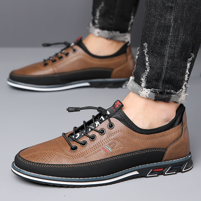 Men's Handcrafted Vegan Leather Lace Up Oxford Shoes