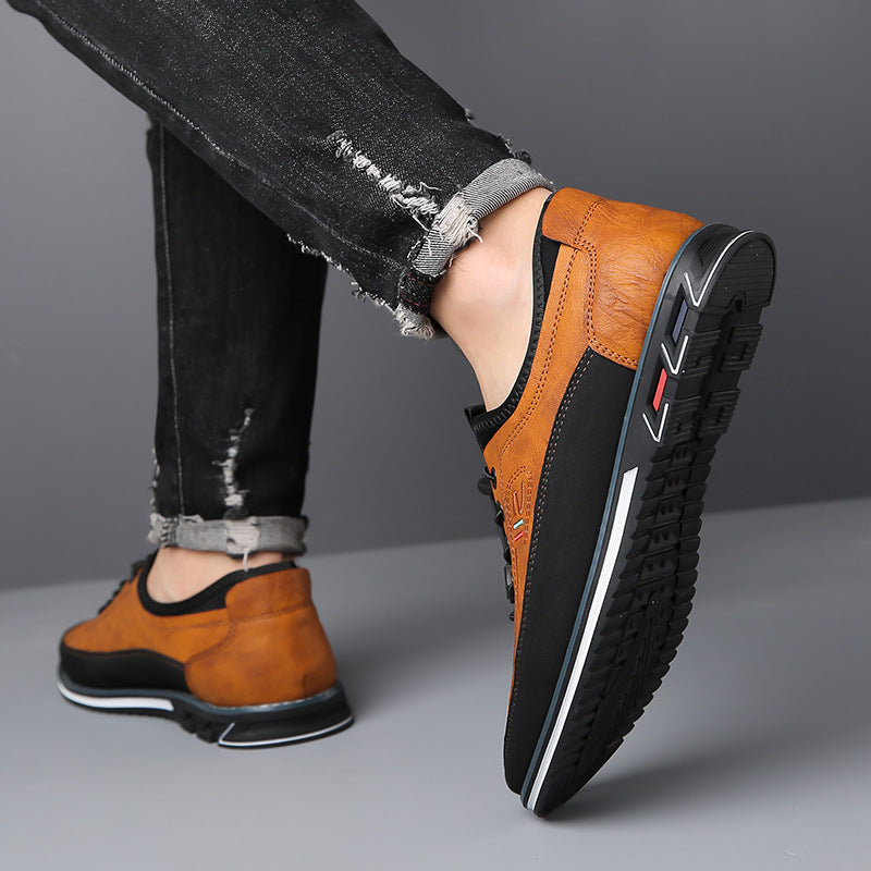 Men's Handcrafted Vegan Leather Lace Up Oxford Shoes