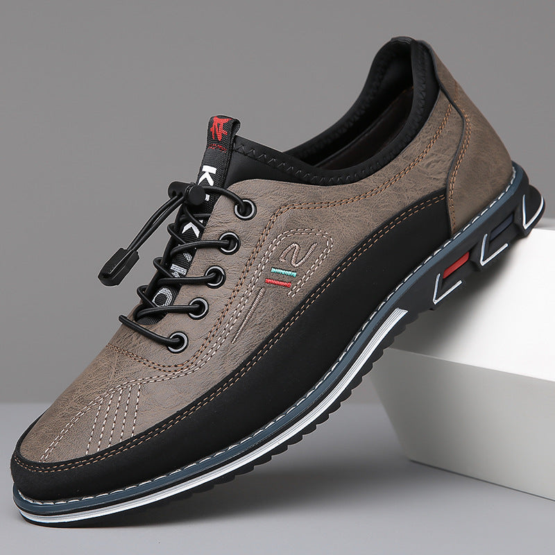 Men's Handcrafted Vegan Leather Lace Up Oxford Shoes