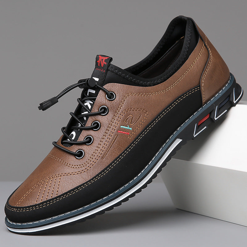Men's Handcrafted Vegan Leather Lace Up Oxford Shoes