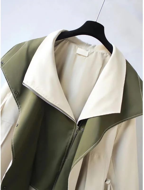 Claire | Trench Coat with Hood and Drawstring Waist