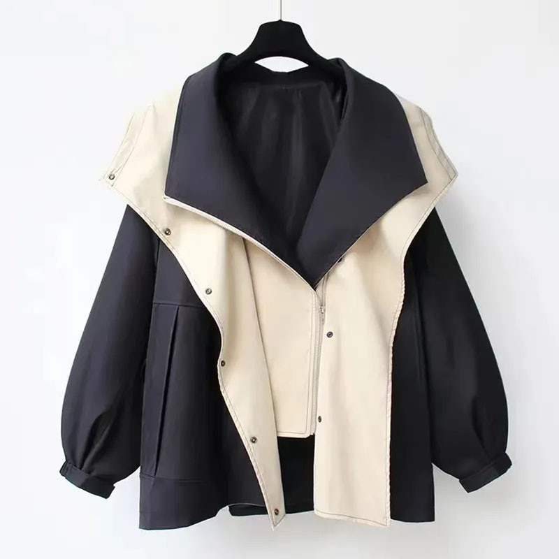 Claire | Trench Coat with Hood and Drawstring Waist
