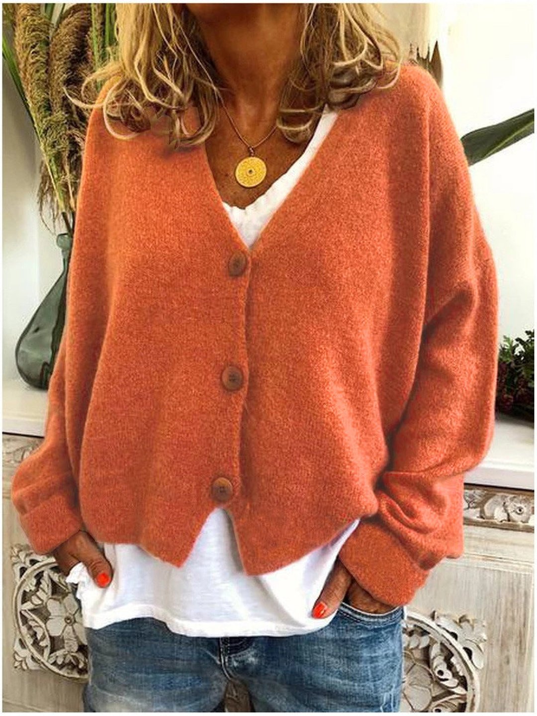 Women's Classic Draped Knit Layering Cardigan Sweater