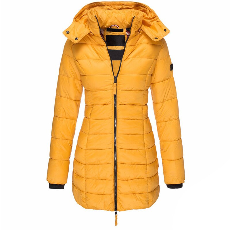 Women's Lightweight Goose Down Hooded Puffer Jacket