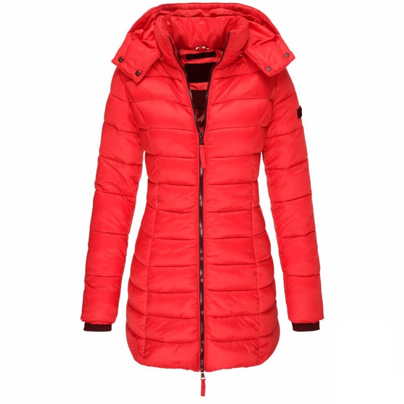 Women's Lightweight Goose Down Hooded Puffer Jacket
