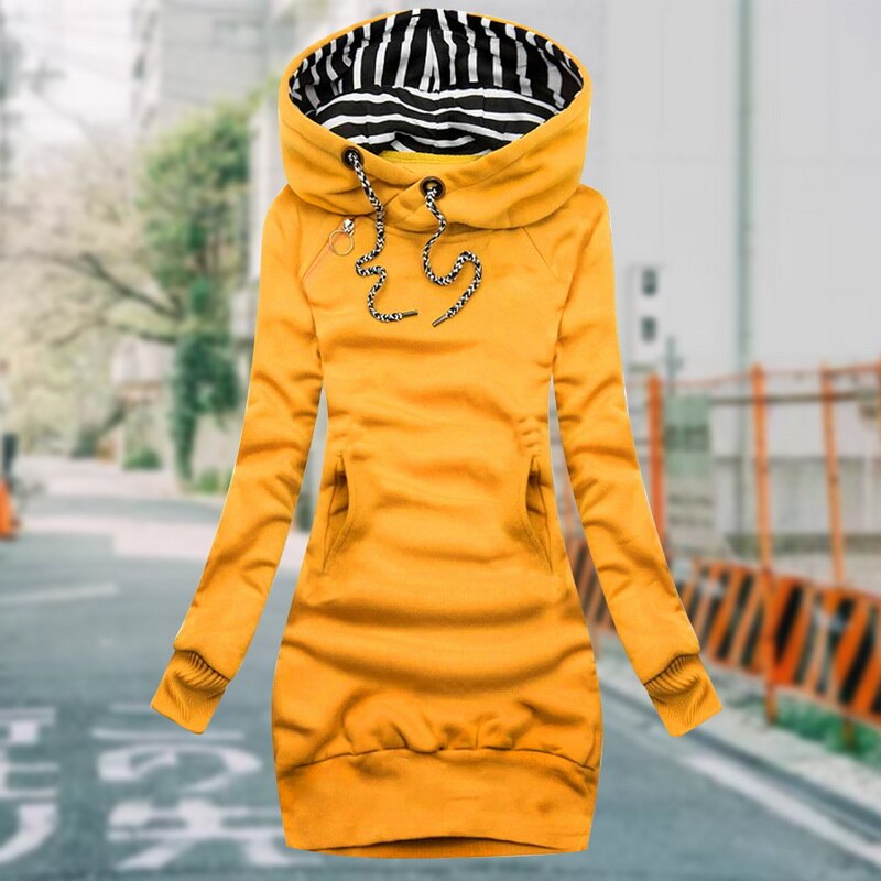 Women's Thick Fluffy Long Sleeve Sweatshirt Oversized Fit