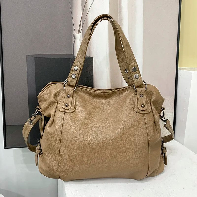 Soft Faux Leather Tote